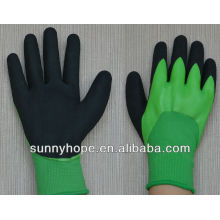 13g doppelt getauchtes Nitril beschichtetes sandiges fertiges Chemikalienbeständige Handschuhe